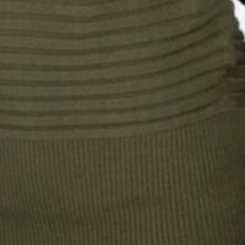 Ribbed Knit Slouch Shoulder Sweater - Picture 7 of 8